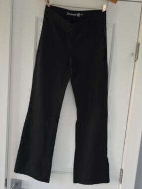 Betabrand Black Wide-Leg Trousers